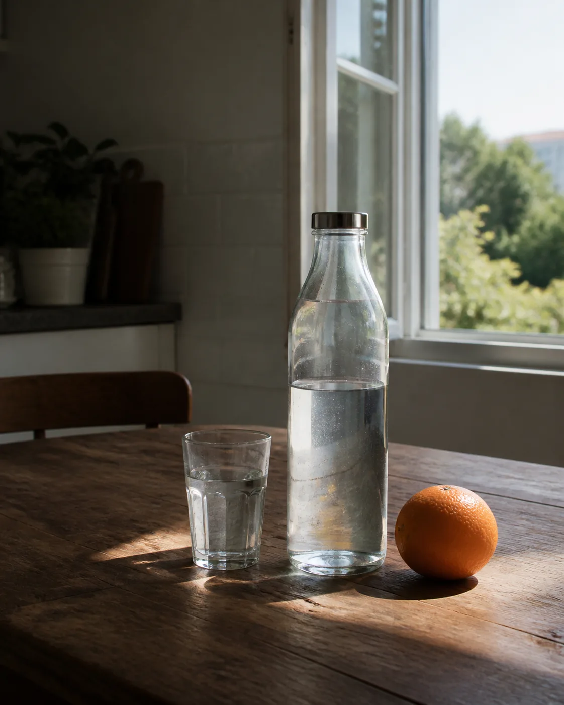 Im Wasser: Orange+ im Alltag