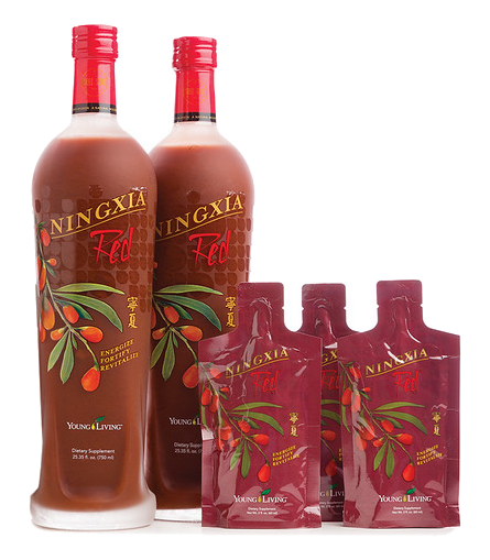 Freigestelltes Young Living Produktbild: NingXia Red Kombi Pack